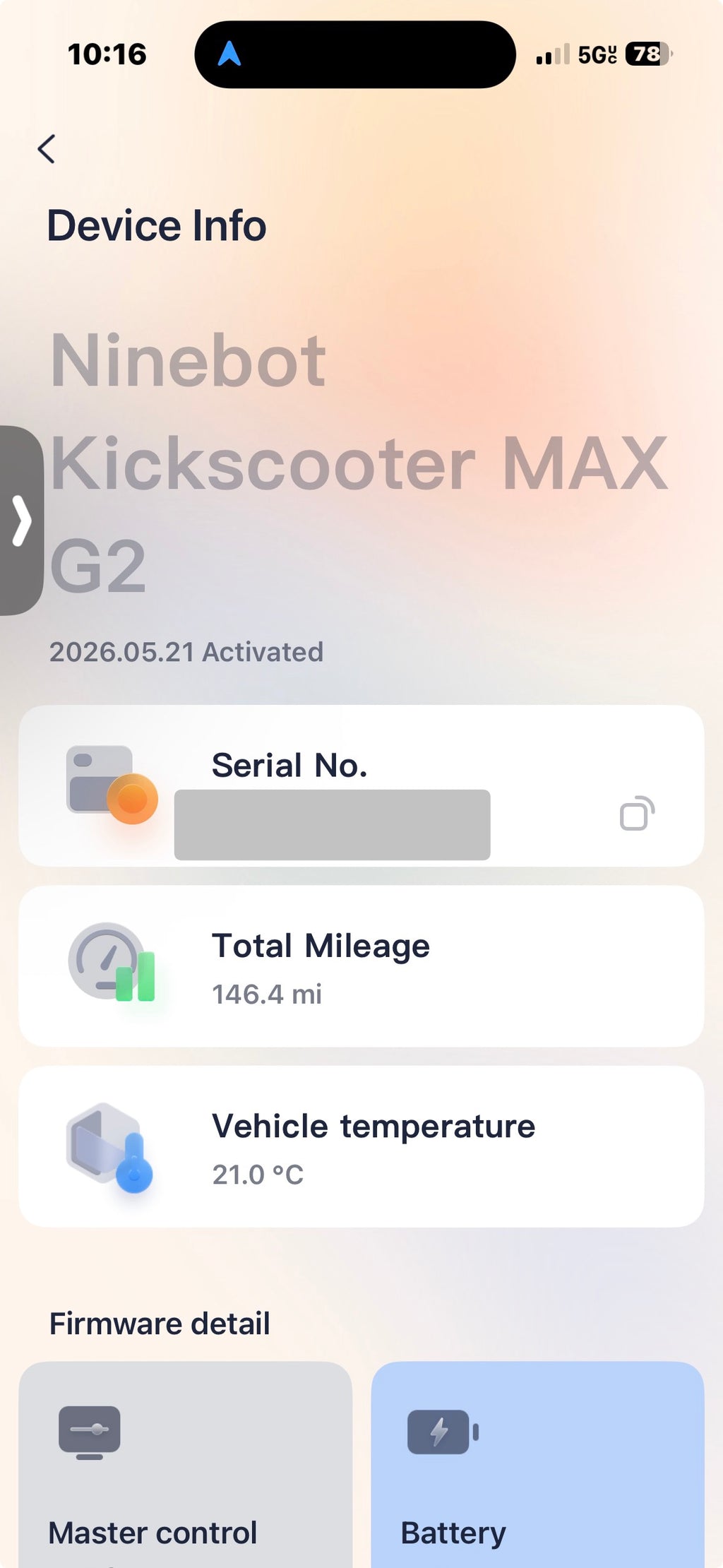 Segway Ninebot Max G2 Electric Scooter - 43 Mile Range, 22 MPH, Apple Find My - Black