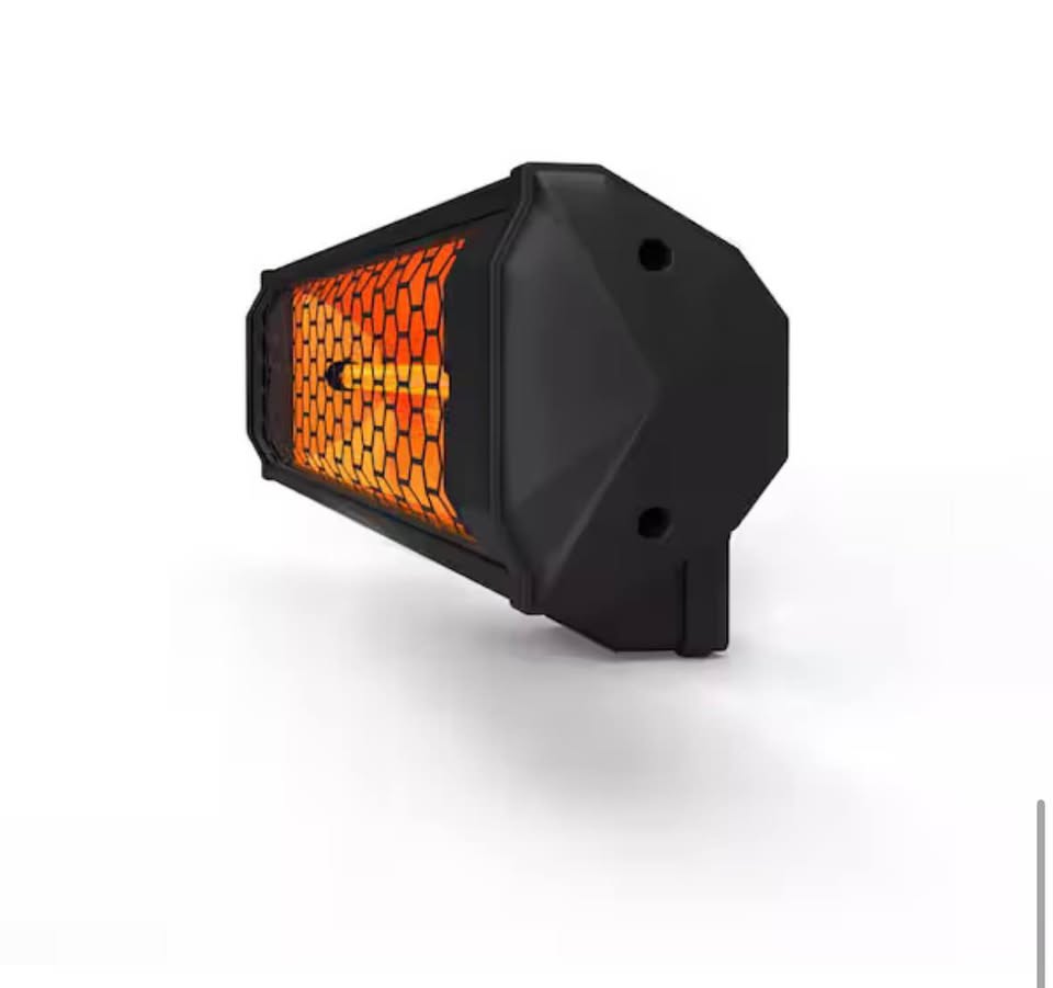 Tradesman 1500W Quartz Infrared Indoor/Outdoor Portable Heater w/ Tripod & Mounts, Black