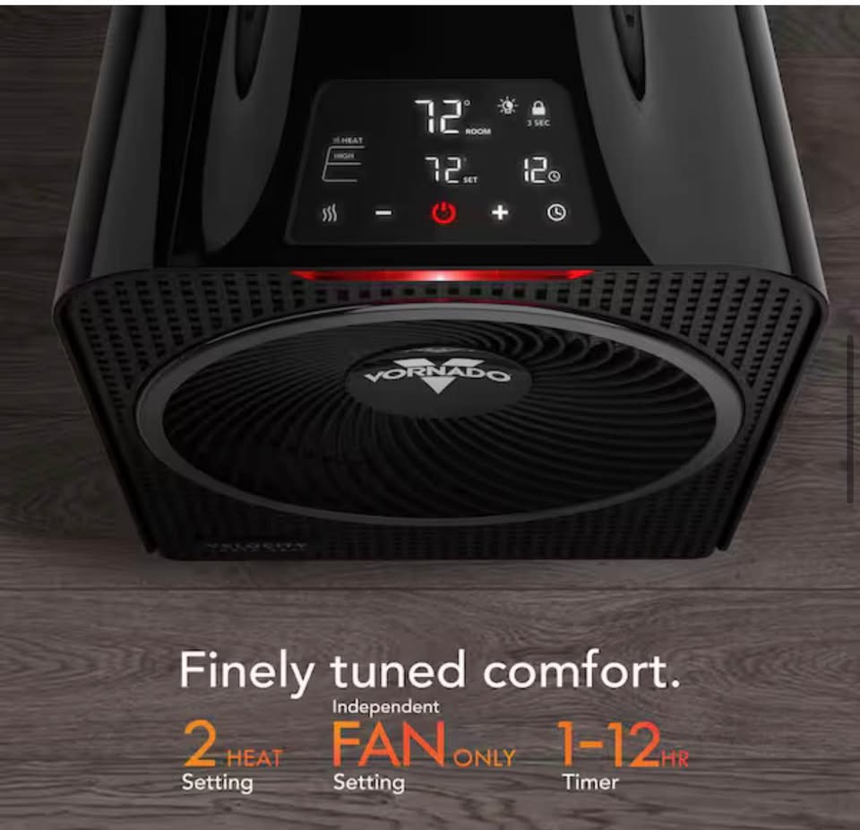 Vornado Velocity 5 1500W Whole Room Electric Heater