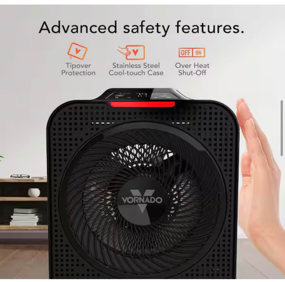 Vornado Velocity 5 1500W Whole Room Electric Heater