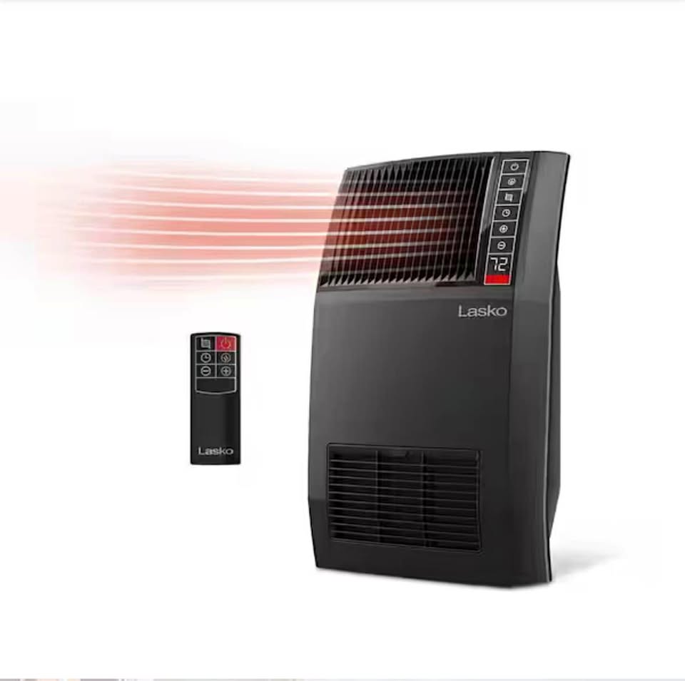 Lasko 1500W 20” Ceramic Console Heater with Remote