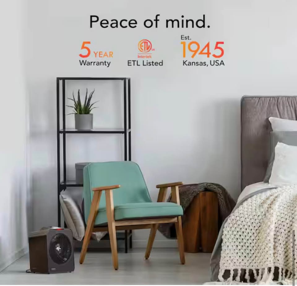 Vornado Velocity 5 1500W Whole Room Electric Heater