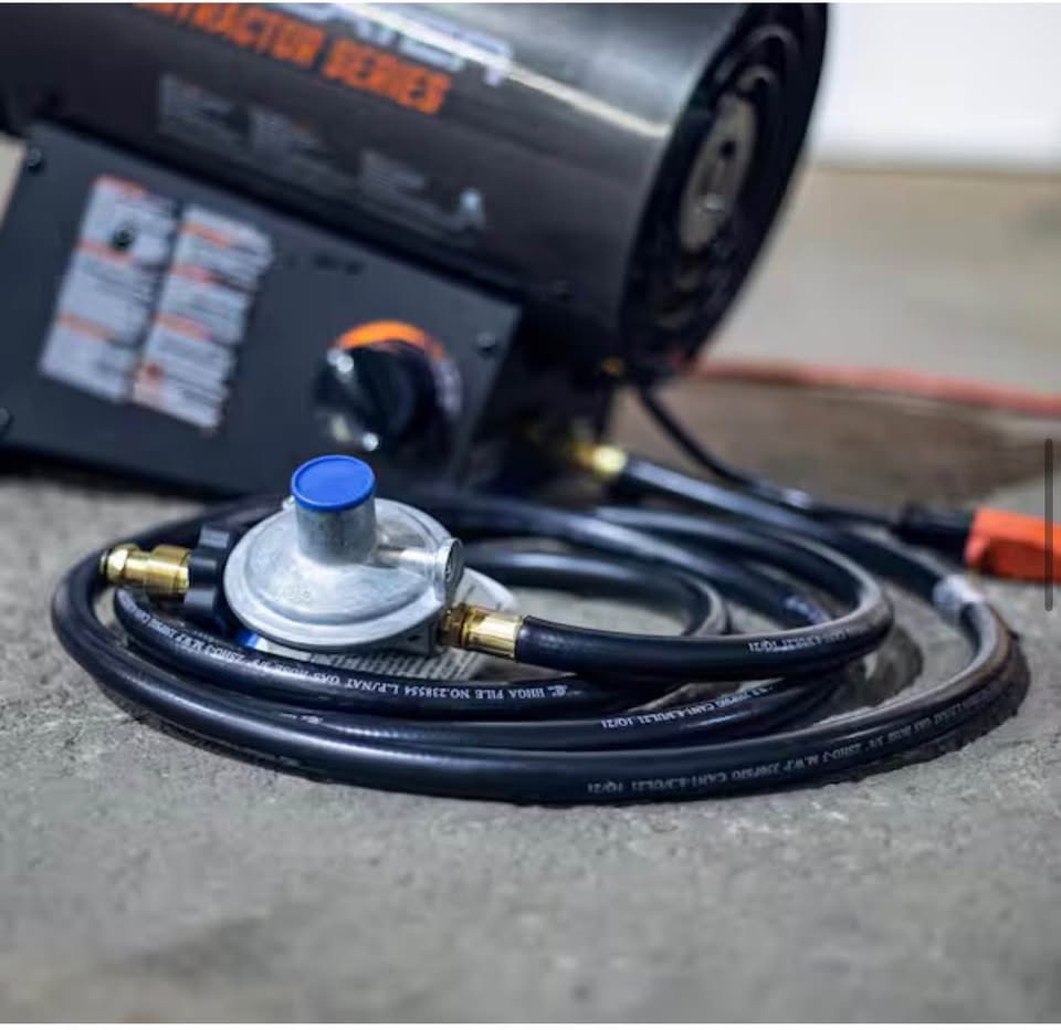 Mr. Heater 60,000 BTU Propane Forced Air Heater with Hose & Regulator