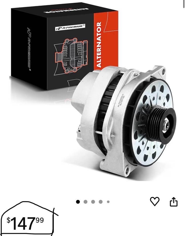 A-Premium 12V 140A Alternator for Chevy/Cadillac/Buick/Pontiac