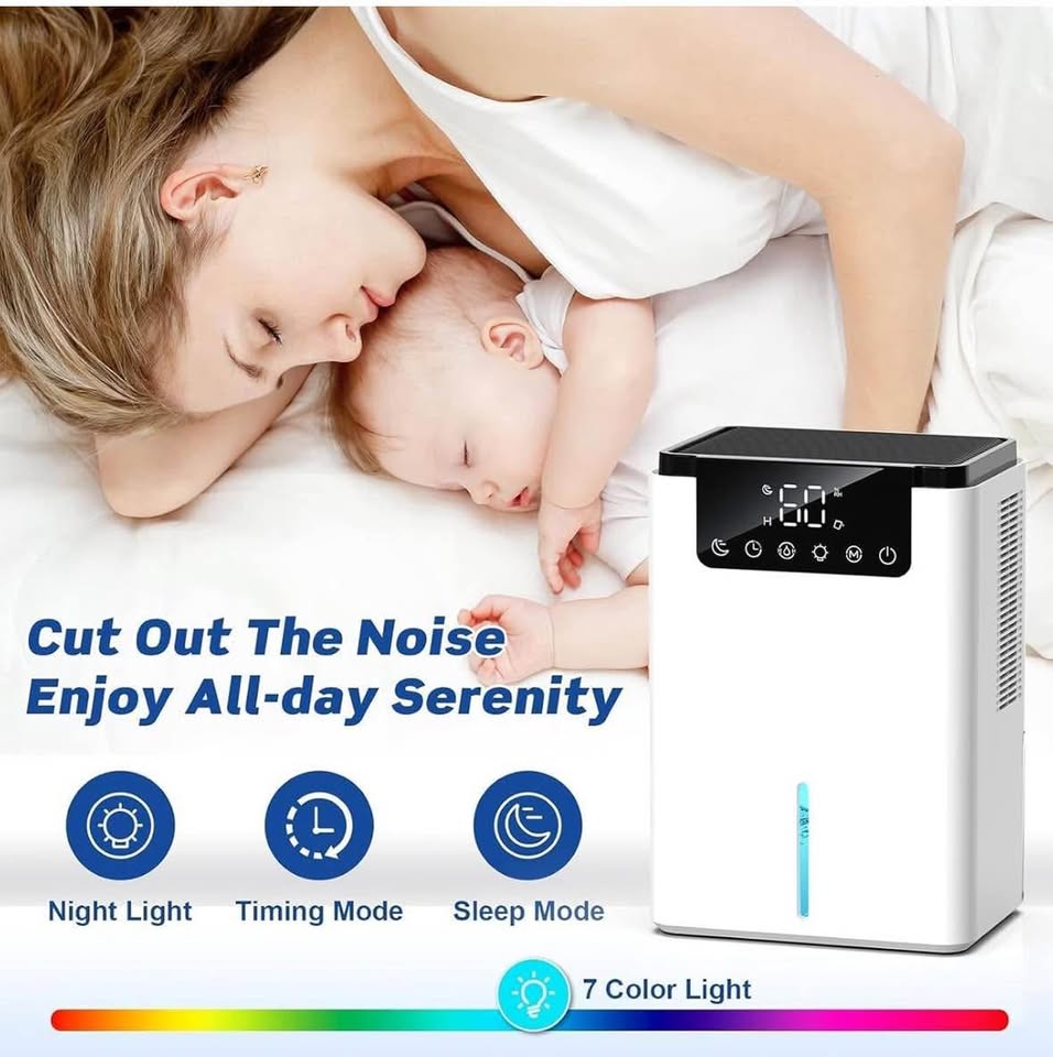 75oz Quiet Portable Dehumidifier