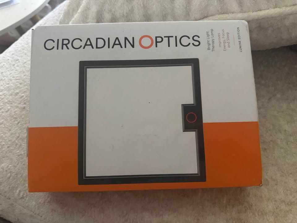 Circadian Optics Lumine Light Therapy Lamp, 10,000 LUX Full Spectrum for Mood, Sleep & Energy
