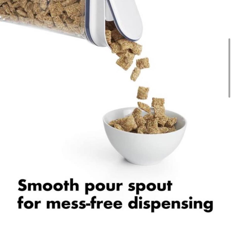 OXO Good Grips 3.4qt POP Cereal Dispenser – Airtight Lid, 3-Pack