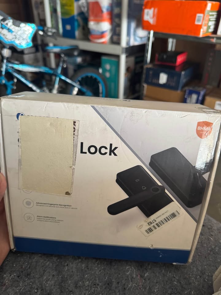 Smart Lock , Proscenic Keyless Entry Door Lock with Handle , Fingerprint Locks Support WiFi & Bluetooth