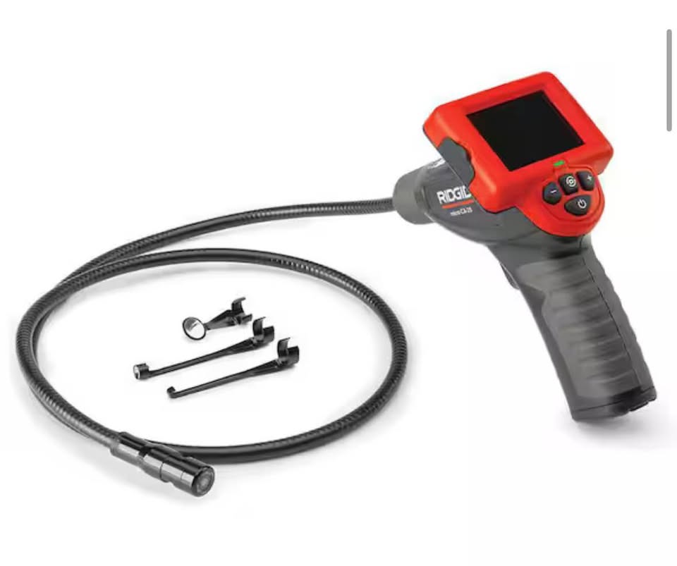 RIDGID CA-25 Micro Inspection Camera, 2.7” Display, 4 ft Cable