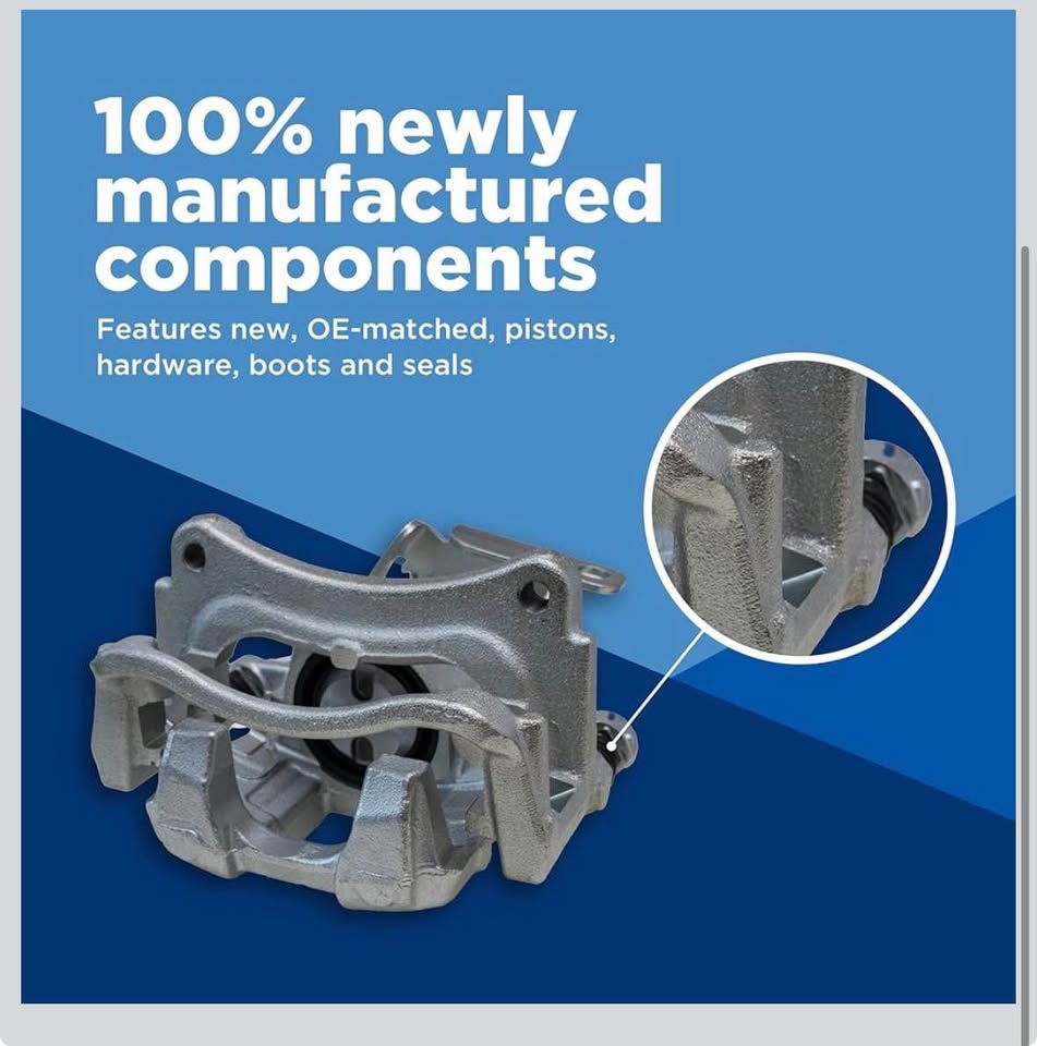 Wagner CN12614SC NEW Semi-Loaded Brake Calipers Compatible with Select Dodge Journey Models