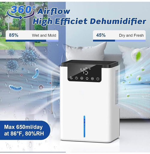 75oz Quiet Portable Dehumidifier