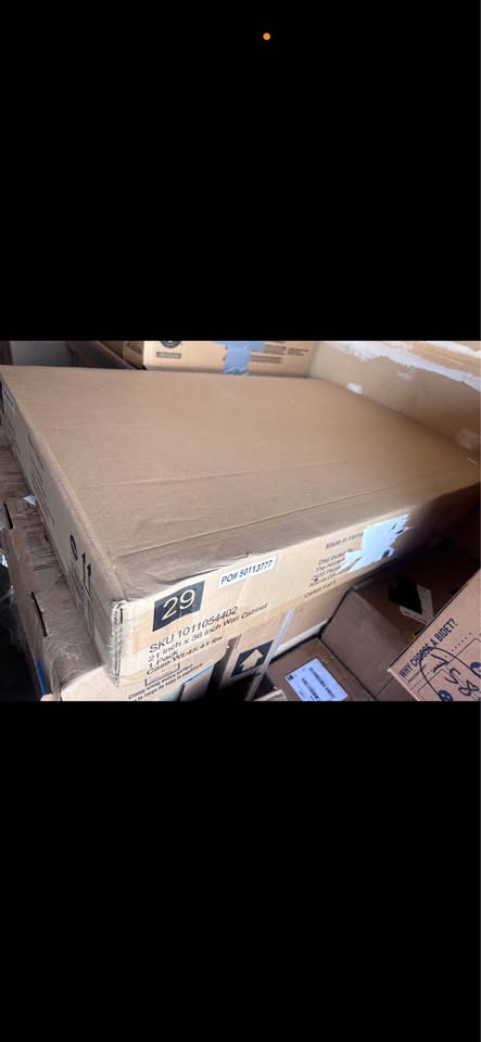 Hampton Bay Avondale 21” Shaker Wall Kitchen Cabinet – Raven Black