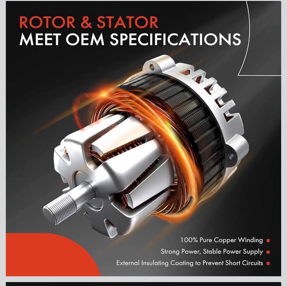 A-Premium 12V 140A Alternator for Chevy/Cadillac/Buick/Pontiac