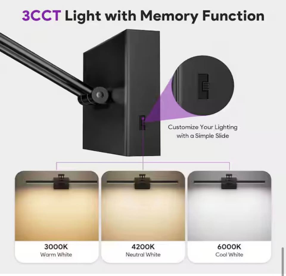 Merra 24” Matte Black LED Vanity Light