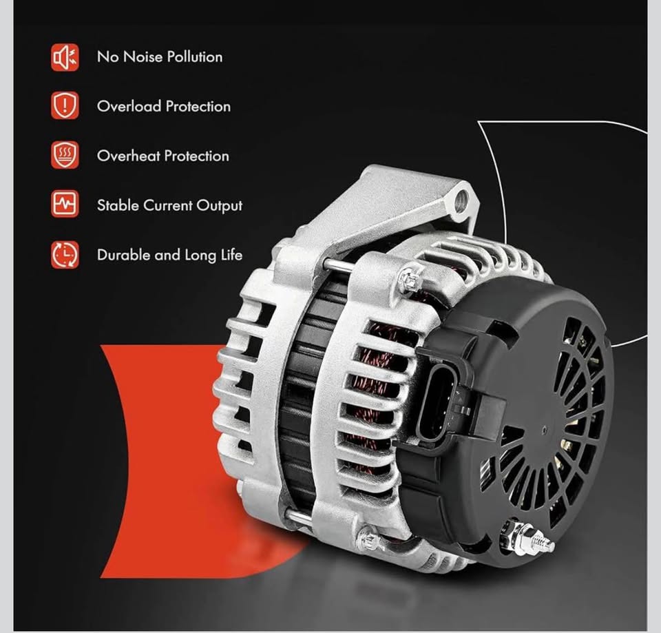 A-Premium 12V 140A Alternator for Chevy/Cadillac/Buick/Pontiac