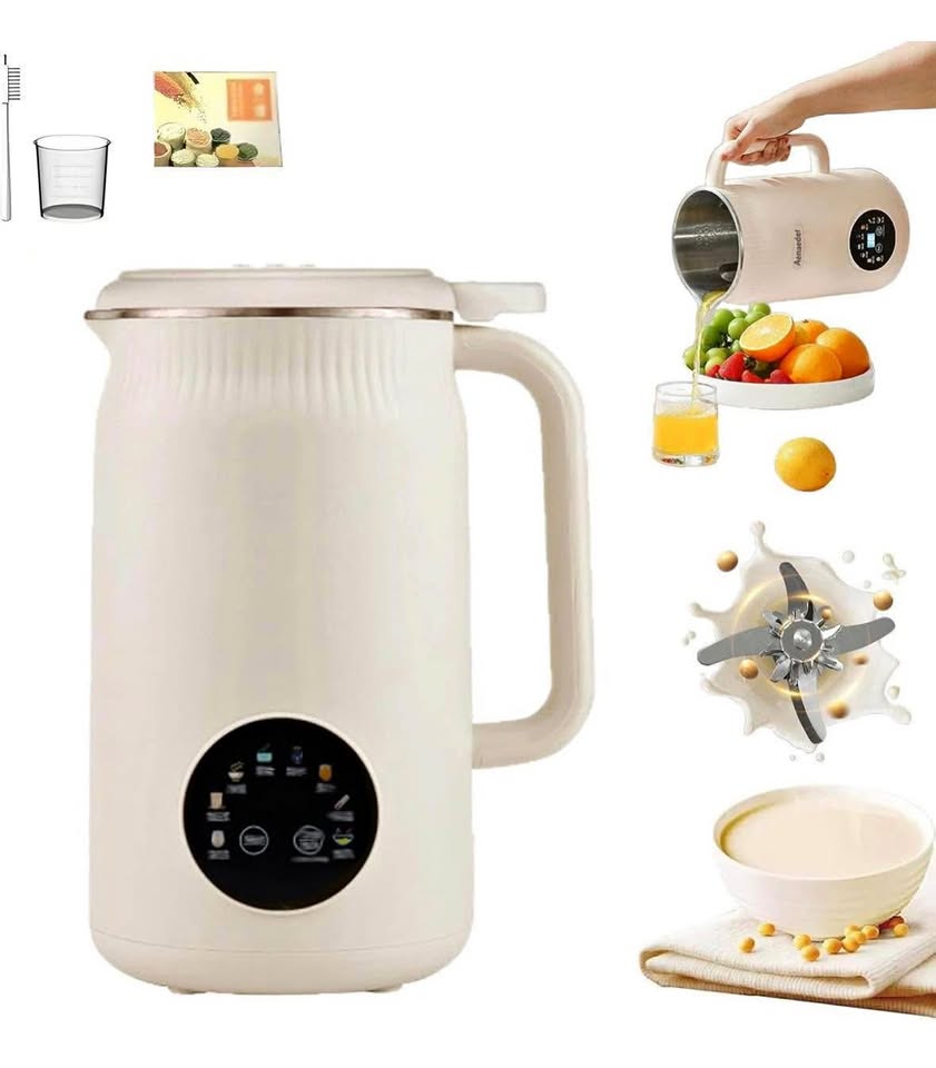 Aenaeder White Multi-Function Soy Milk Maker