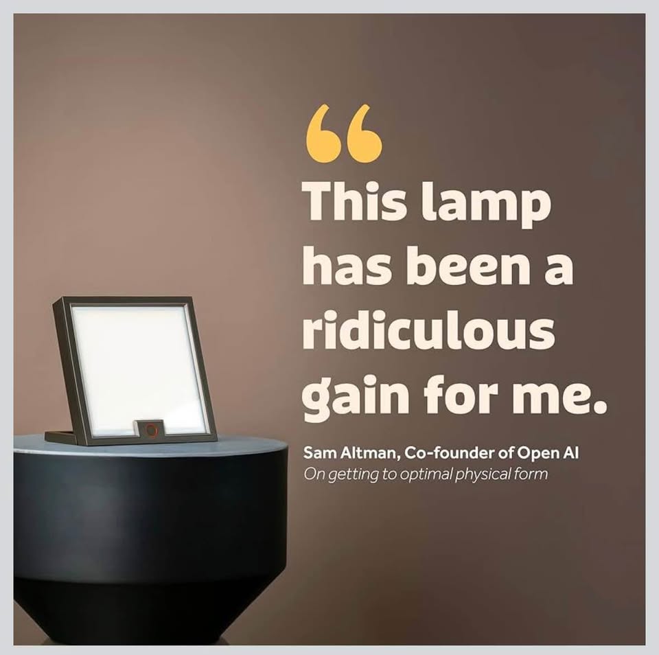 Circadian Optics Lumine Light Therapy Lamp, 10,000 LUX Full Spectrum for Mood, Sleep & Energy