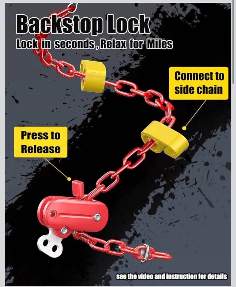 Easy Install Snow Tire Chains (Set of 2) – One-Pull Fit for Cars & SUVs