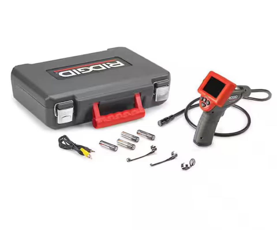 RIDGID CA-25 Micro Inspection Camera, 2.7” Display, 4 ft Cable