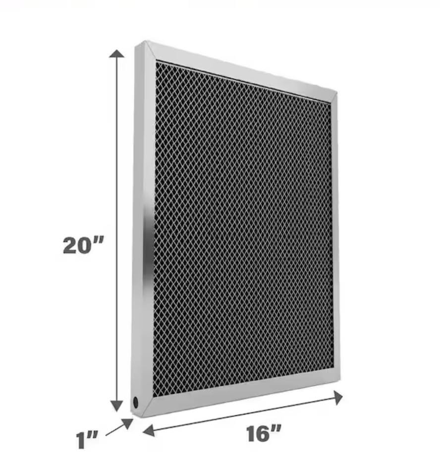 Air-Care 16 in. x 20 in. x 1 in. Permanent Washable Air Filter Merv 8