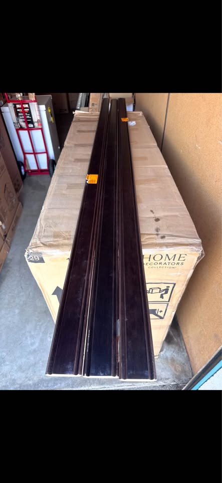 Hampton Bay Shaker Crown Molding 91.5” × 2.5” × 0.5” Java