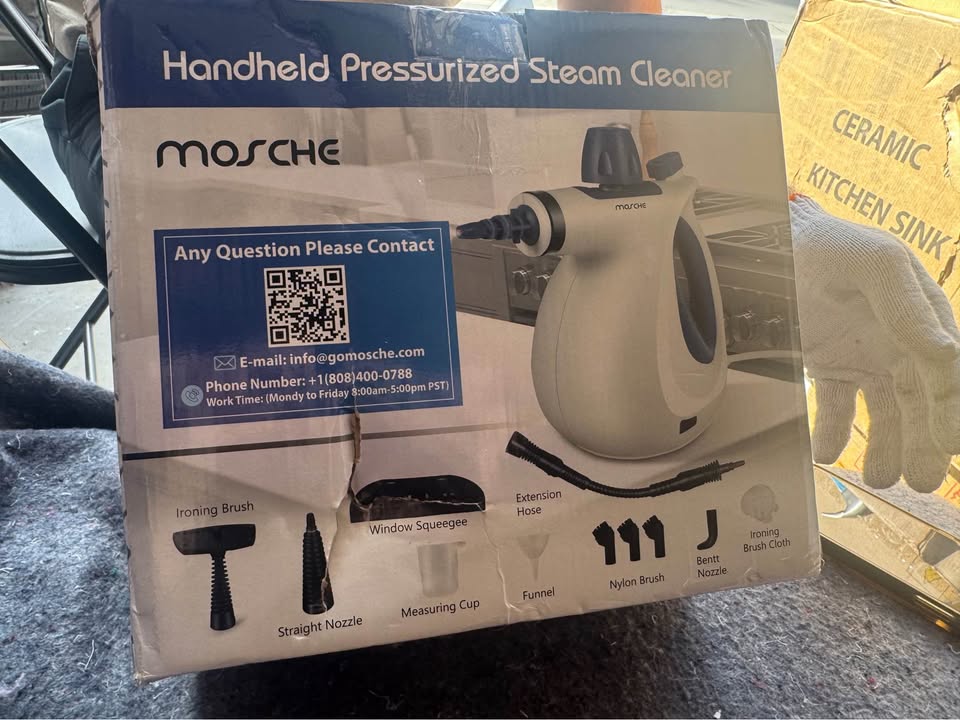 Handheld Steam Cleaner with 11 Accessories for Home & Multi-Surface Cleaning