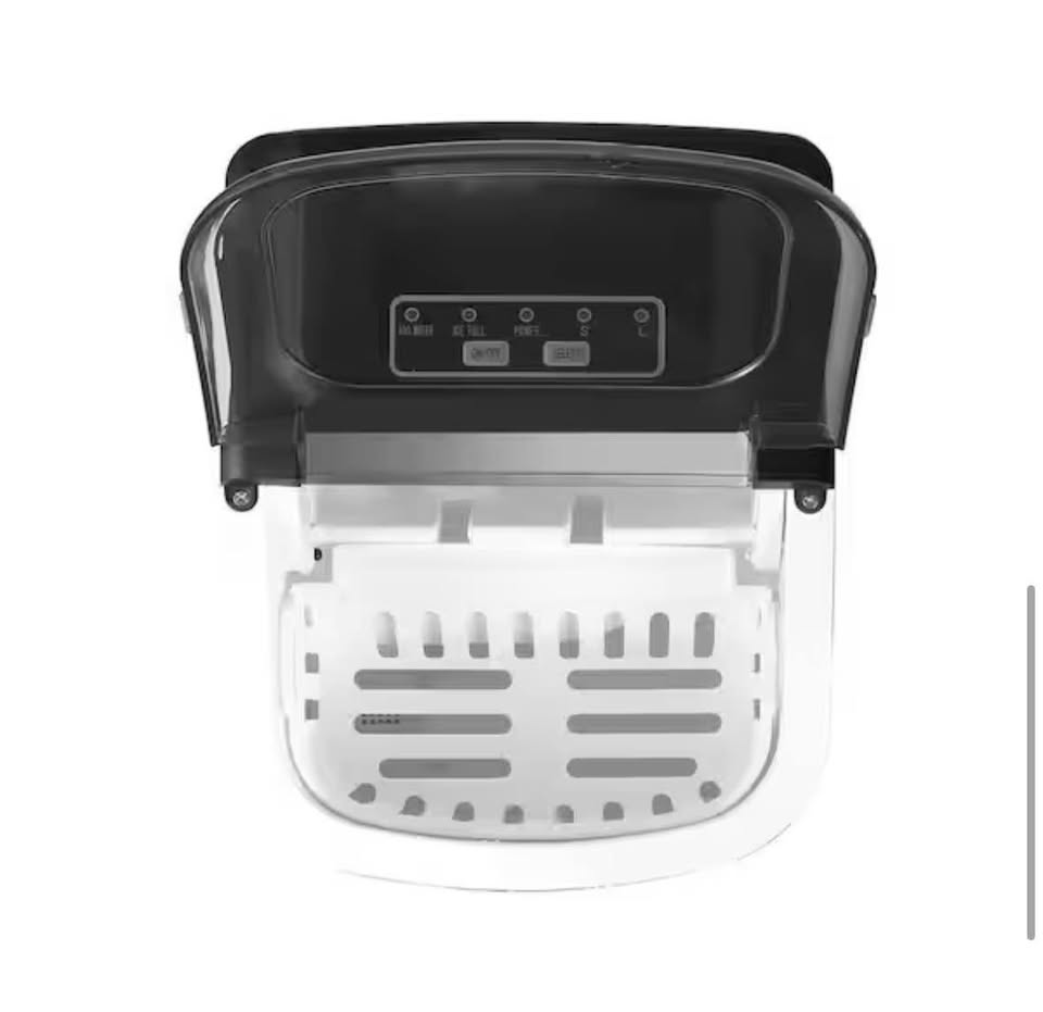 27 lbs. Bullet Ice Countertop Ice Maker in Stainless Steel