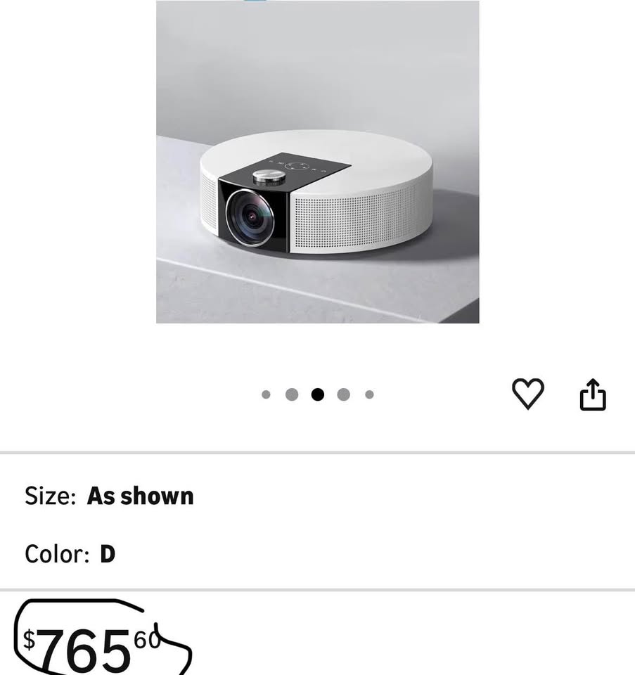 Sainyer Mini Smart Projector for Home & Outdoor Use