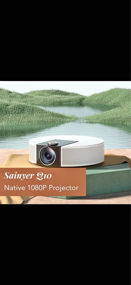 Sainyer Mini Smart Projector for Home & Outdoor Use