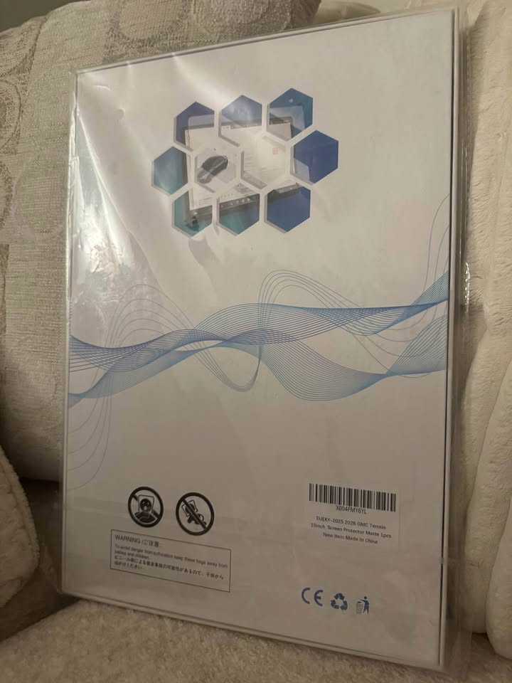 Eueky 2025-2026 GMC Terrain 15 inch screen protector matte