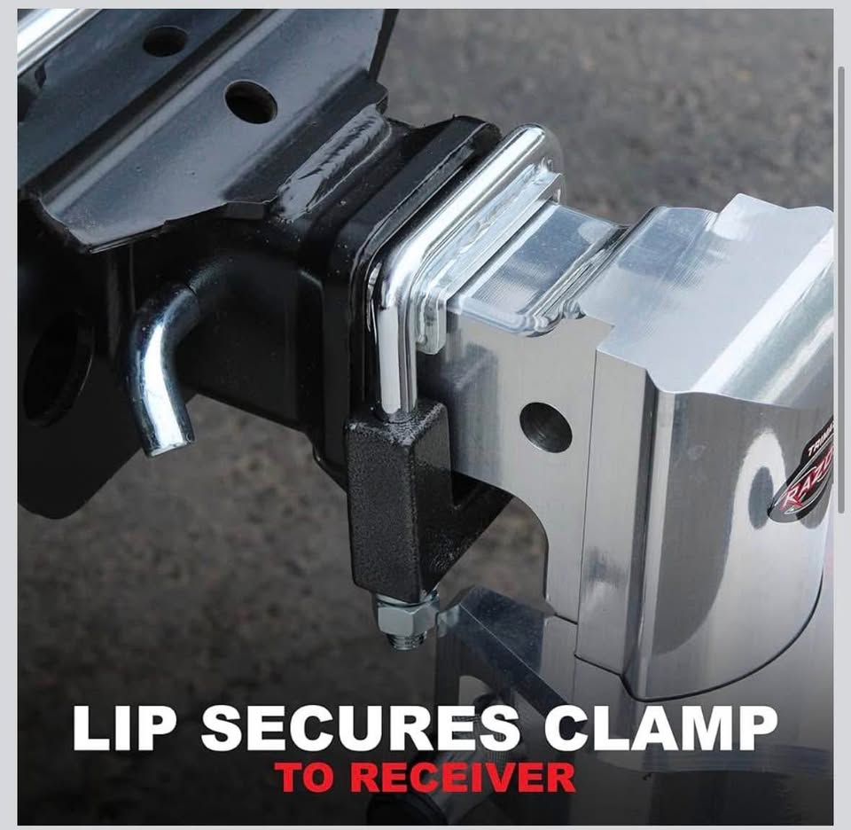 Trimax THC250 Universal Hollow & Solid Core Anti-Rattle Clamp for 2.5" Hitch
