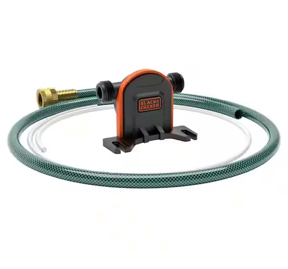 BLACK+DECKER Drill Pump Kit with Intake and Discharge Hose