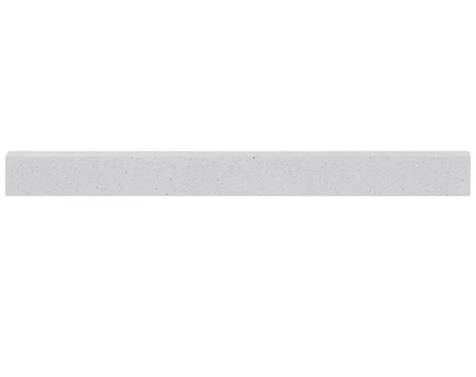 Glacier Bay 25 in. Cultured Marble Vanity Backsplash in Colorpoint White