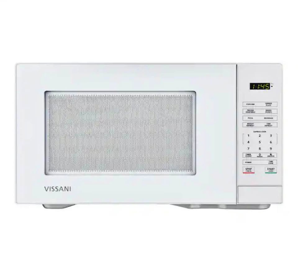 Vissani 1.1 cu. ft. Countertop Microwave Oven in White