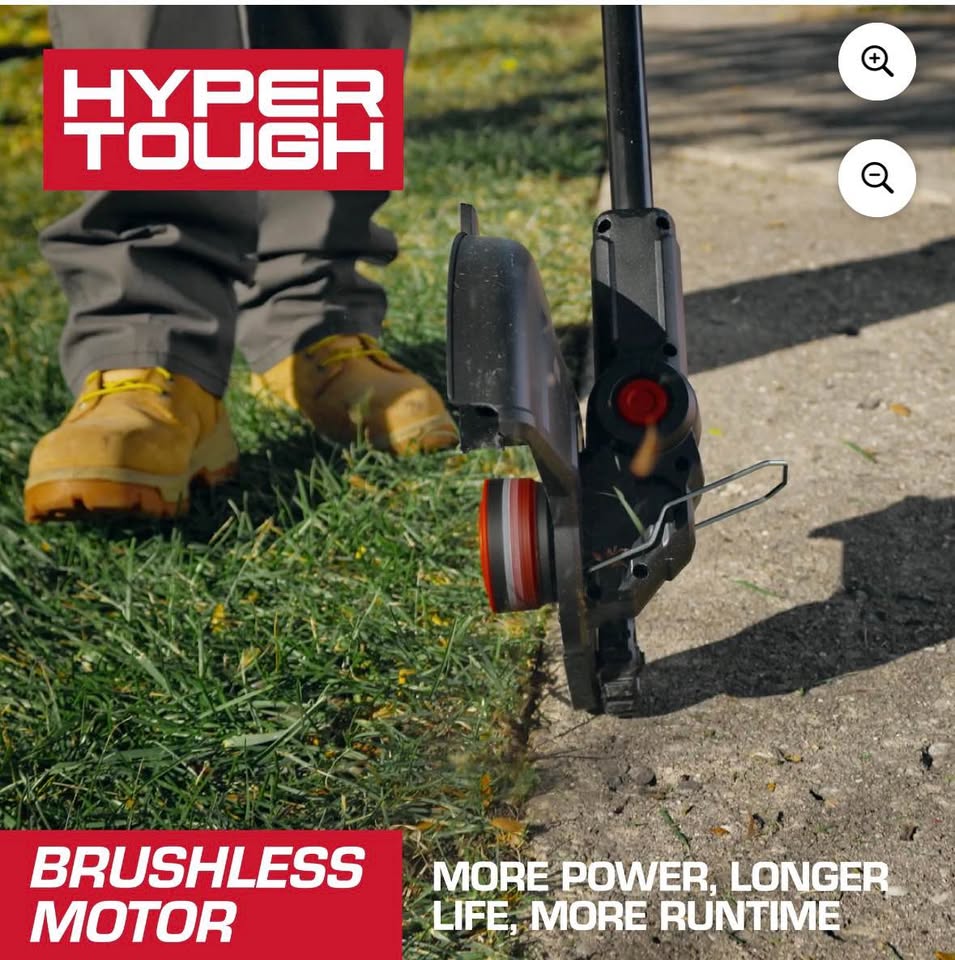 Hyper Tough 20V Cordless String Trimmer 12” (Battery Included)