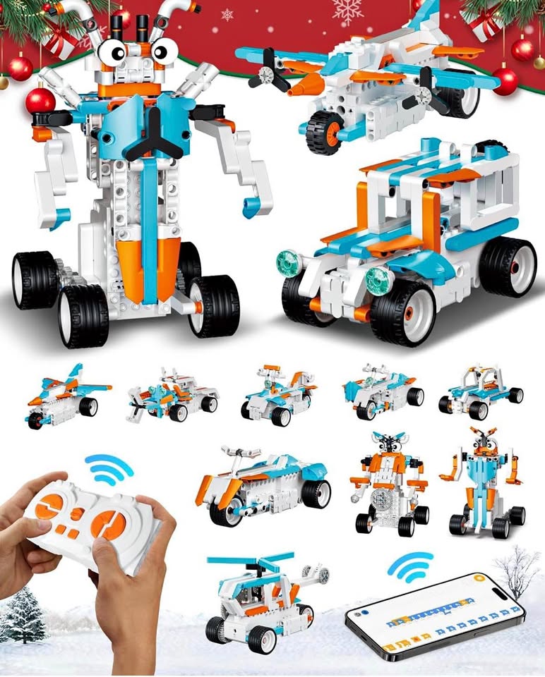 Robot Building Toys for Boys, 12-in-1 STEM Projects for Kids Ages 8-12