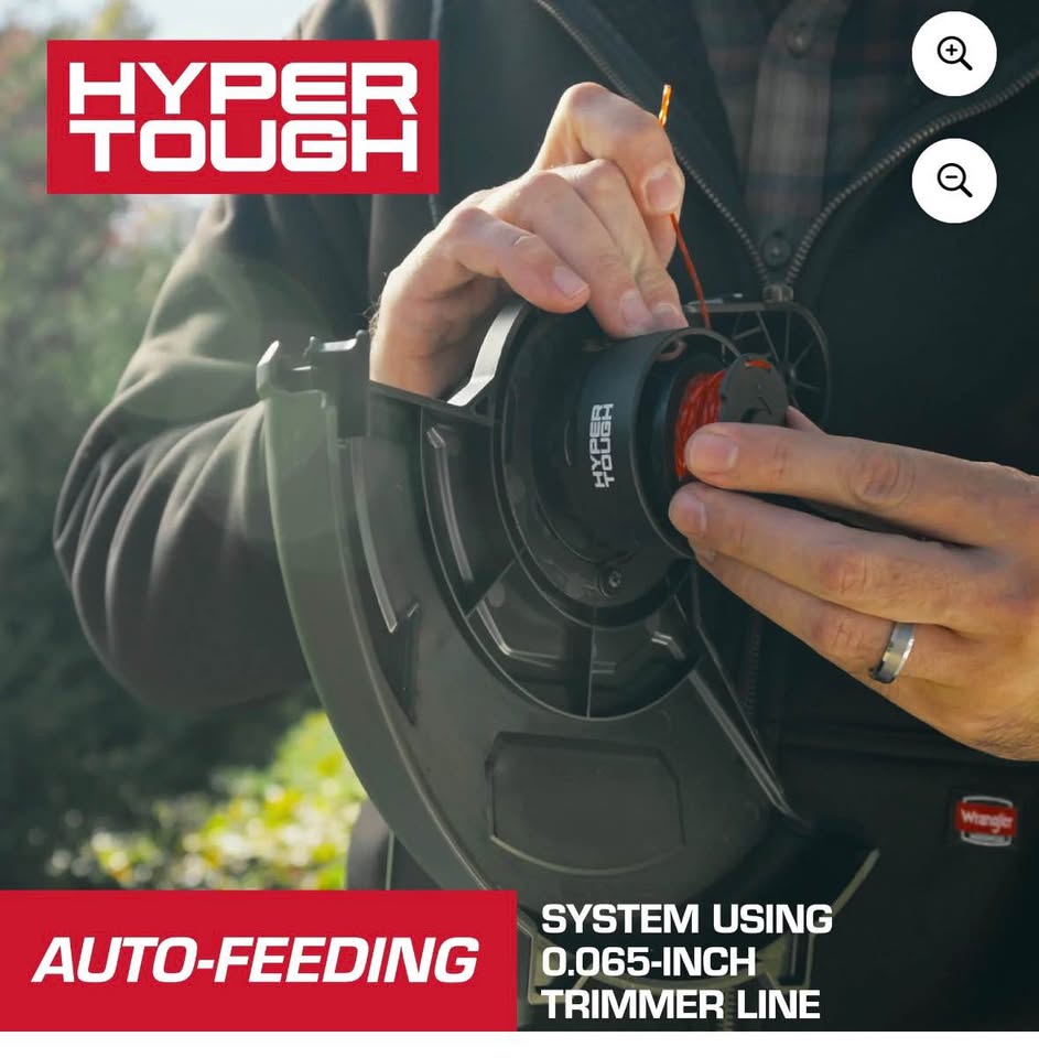 Hyper Tough 20V Cordless String Trimmer 12” (Battery Included)