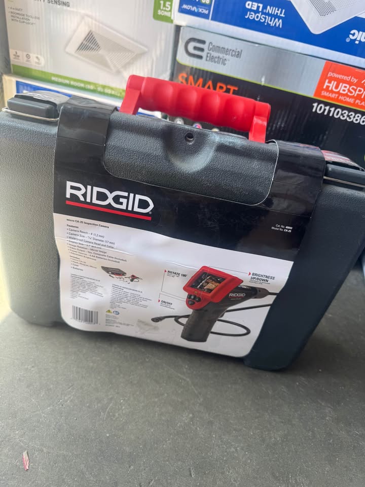 RIDGID CA-25 Micro Inspection Camera, 2.7” Display, 4 ft Cable