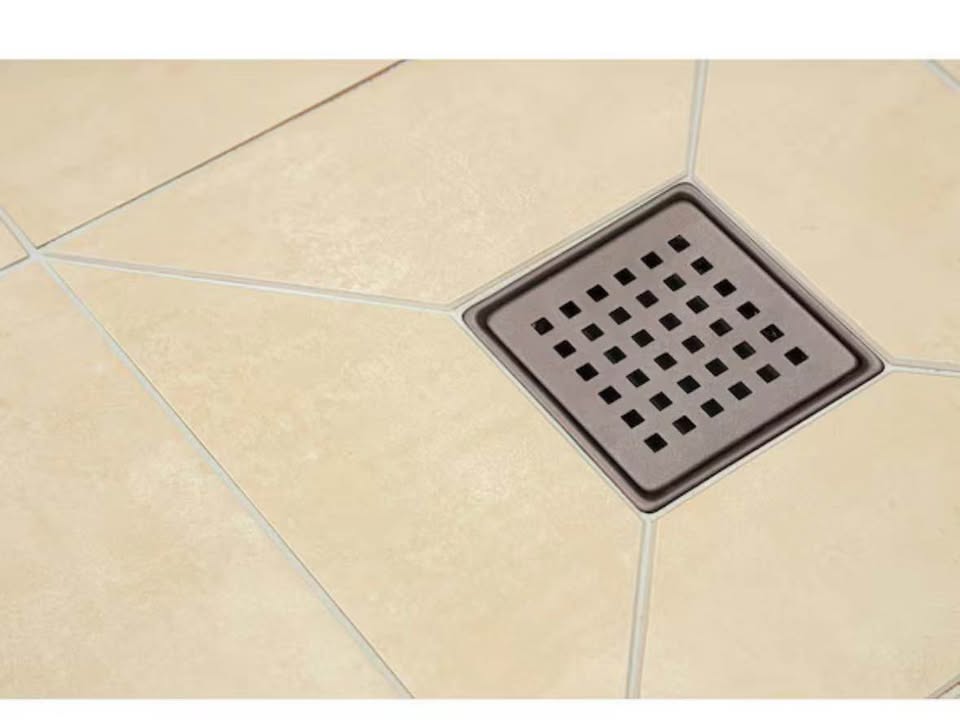Everbilt 4” Square Shower Drain Grate