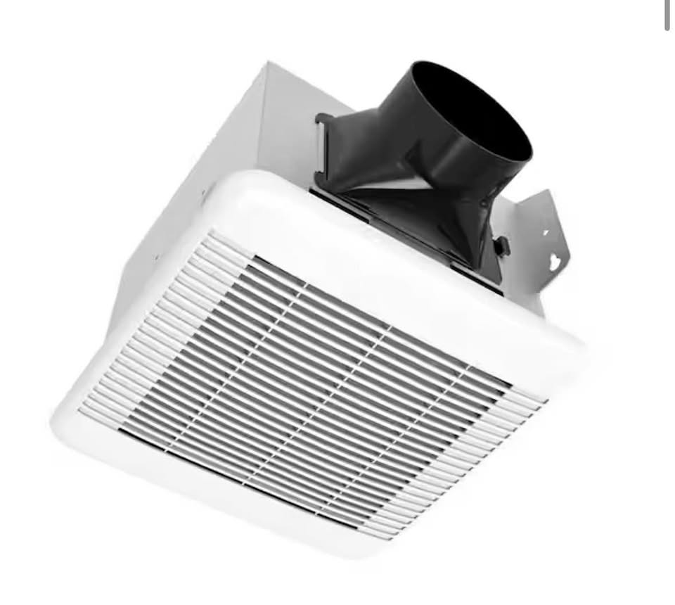 Commercial Electric 110 CFM Bathroom Exhaust Fan w/ Humidity Sensor 1.5 Sone
