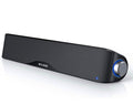 Bluetooth HiFi Computer Sound Bar with USB Power & 3.5mm Aux for PC/Laptop/Phones/Game Consoles