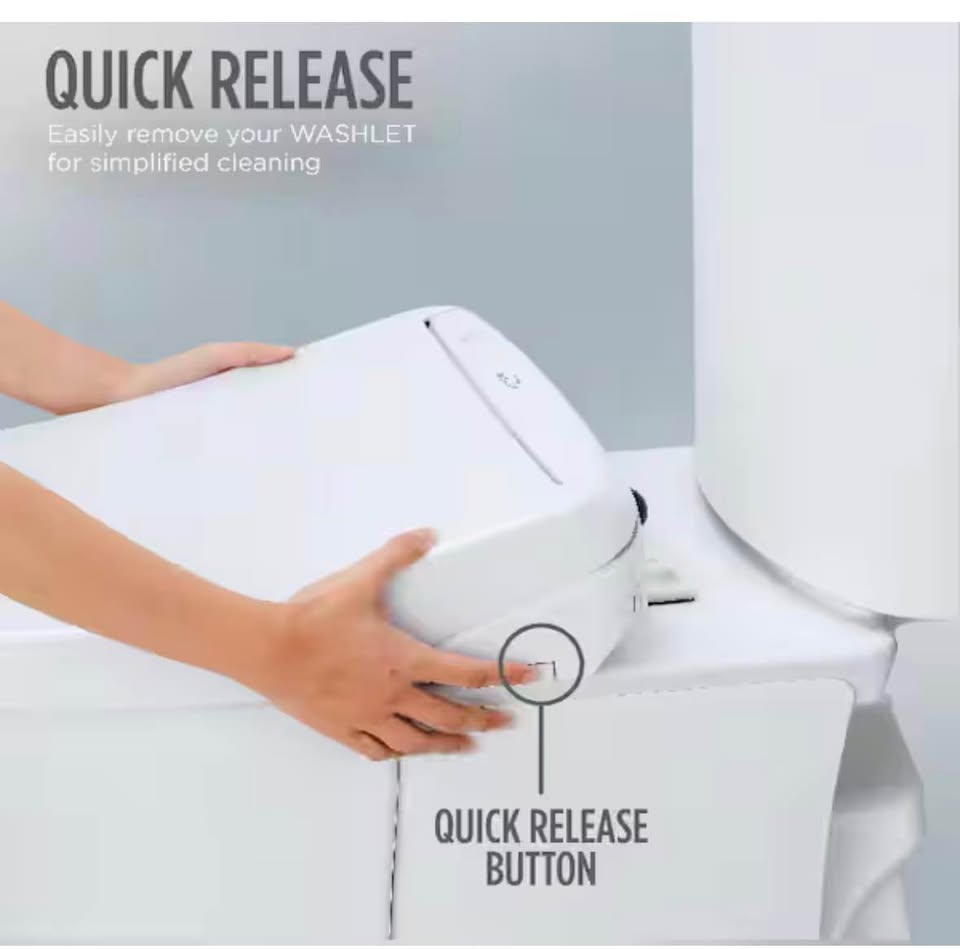 Shop TOTO S2 Washlet Electric Heated Bidet Seat for Elongated Toilet in Cotton White