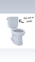 TOTO Entrada Elongated Toilet Bowl Only