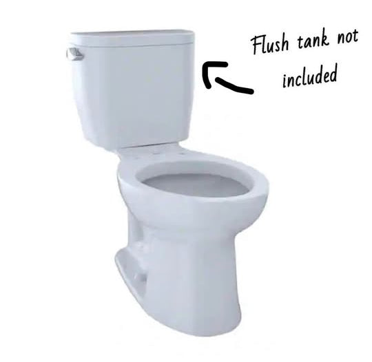 TOTO Entrada Elongated Toilet Bowl Only