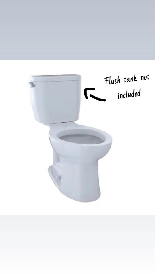TOTO Entrada Elongated Toilet Bowl Only