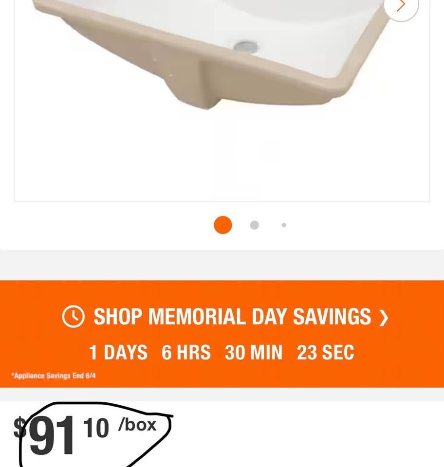 Undermount Rectangular Bathroom Sink