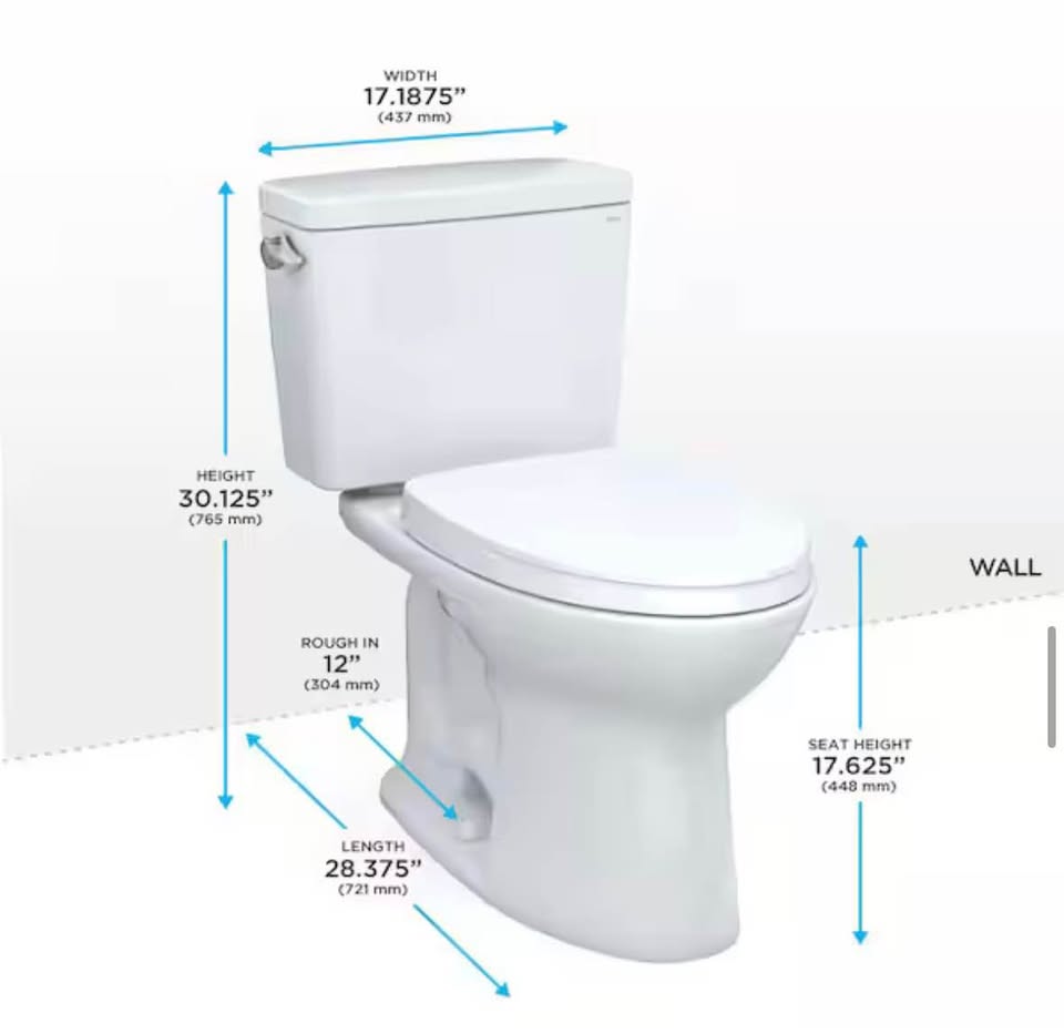 TOTO Drake 2-Piece Elongated Toilet