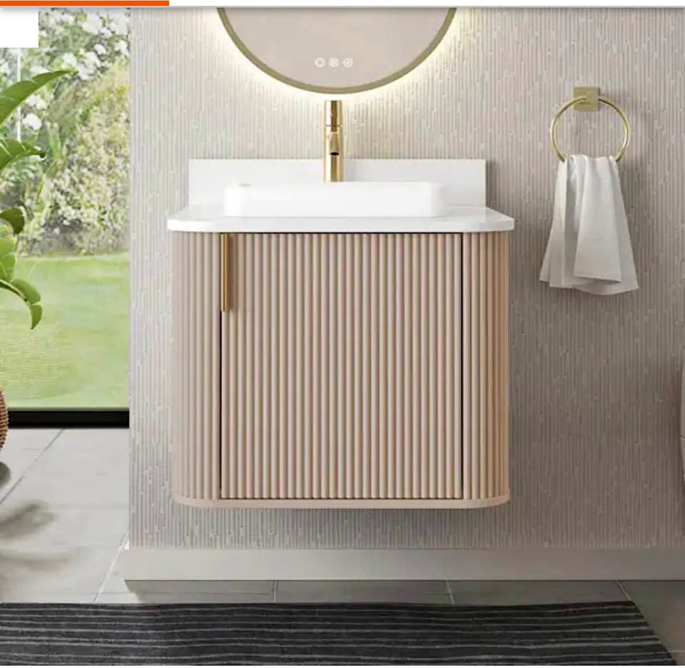 Miravaux 24 in. Flaxen Beige Bath Vanity