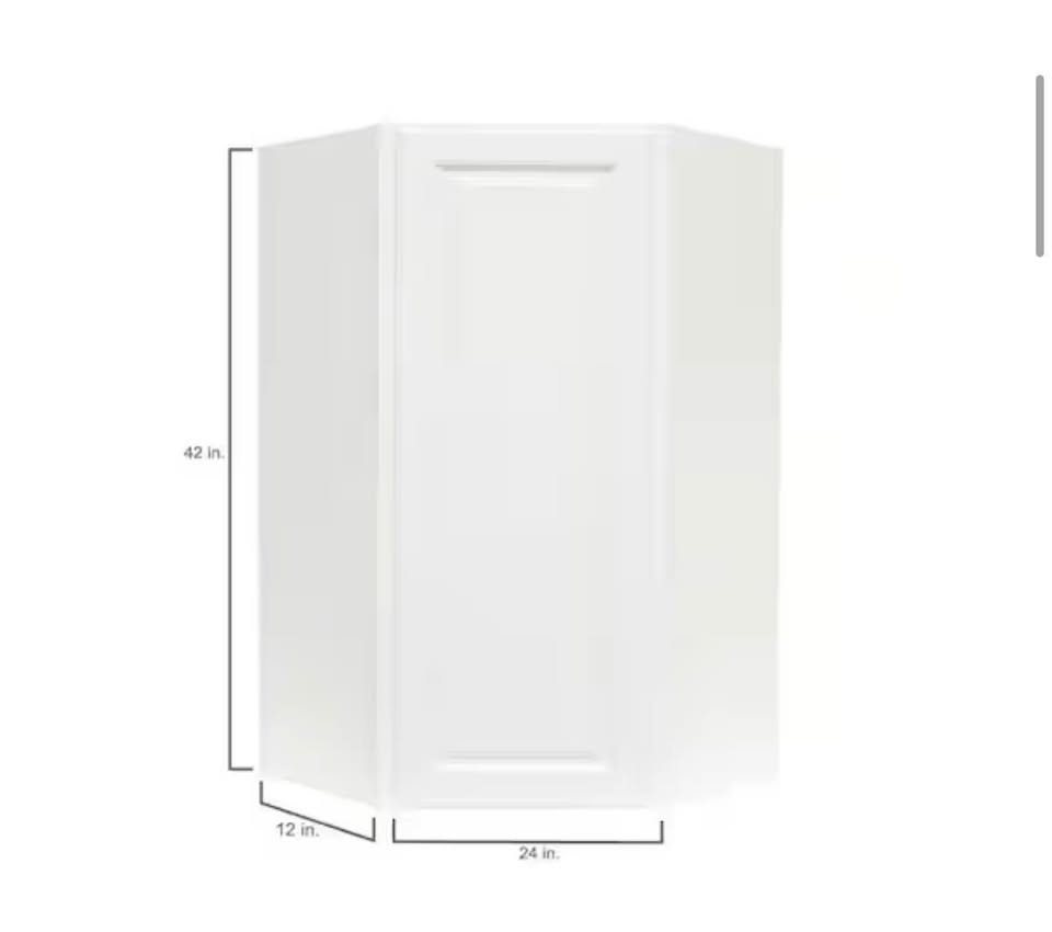 Hampton Bay 24” Corner Wall Kitchen Cabinet