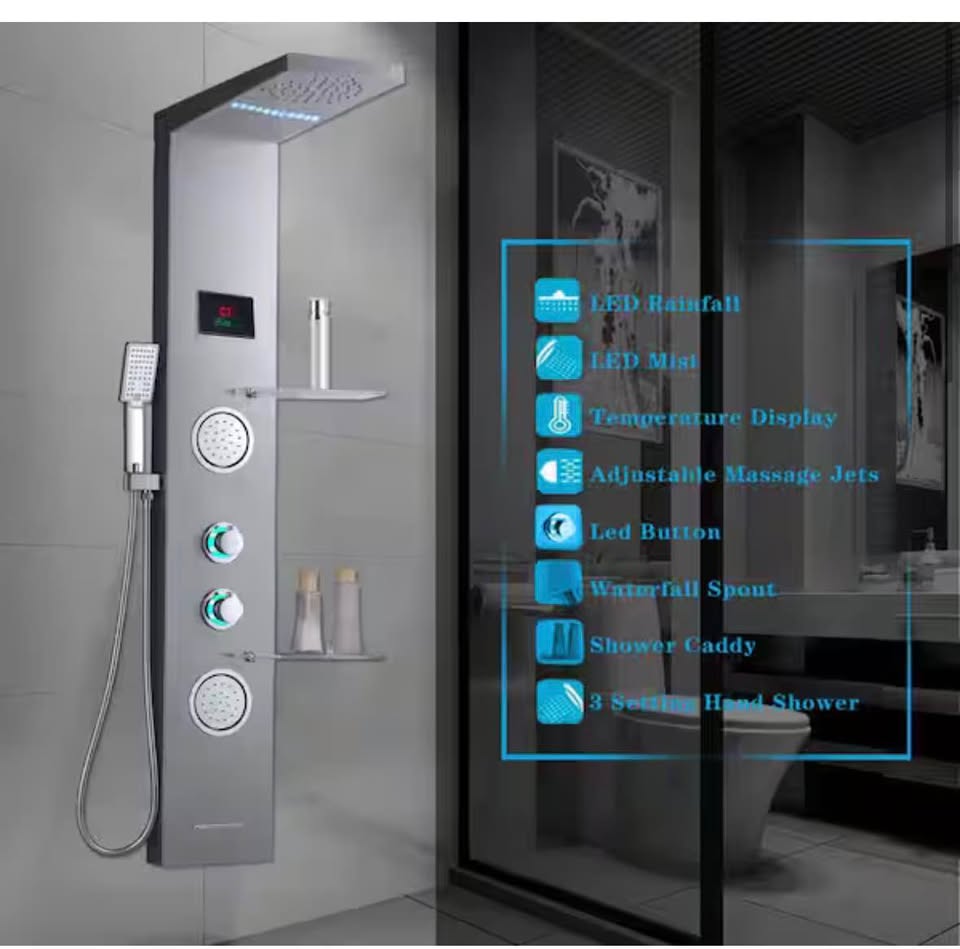ELLO&ALLO 52” LED Shower Panel System